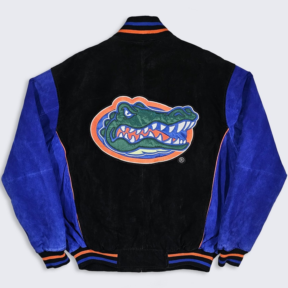Florida Gators Vintage Leather Suede Varsity Bomber Jacket